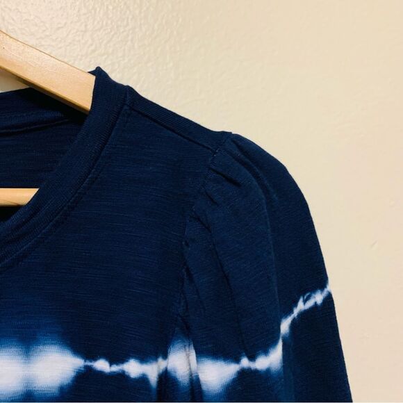Crown and Ivy Women's Cotton Modal Soft Navy Tie-Dye Top size medium - Picture 4 of 6